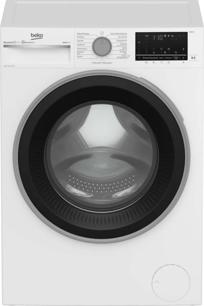Beko Waschautomat m.XL-Tür B3WFU57413W1