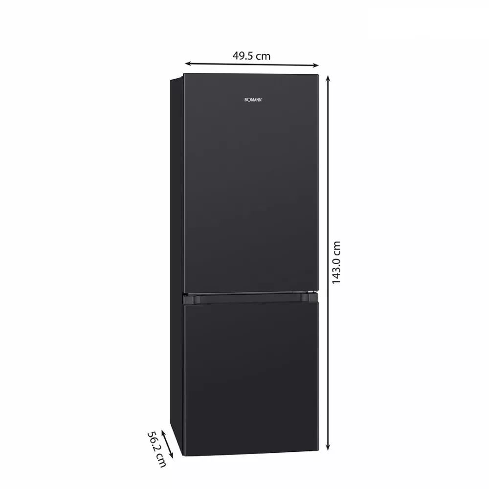 Bomann-DA-KAOEhl-Gefrierkombi-KG-322-1-sw-1650093_3-details - Hauslieblinge