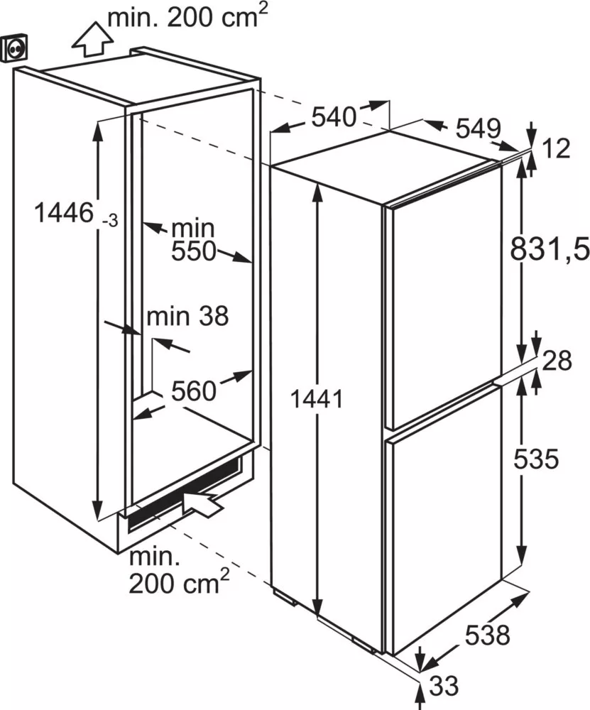 Electrolux-AEG-MDA-EB-KAOEhl-Gefrierkombi-OSC5S141ES-1763718_2-details - Hauslieblinge