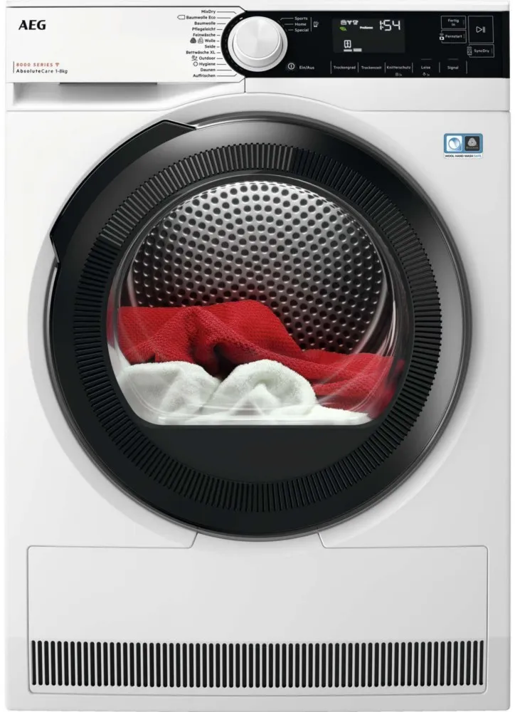 Electrolux AEG MDA Wärmepumpentrockner TR8W70688 - Hauslieblinge Electrolux AEG MDA Wärmepumpentrockner TR8W70688