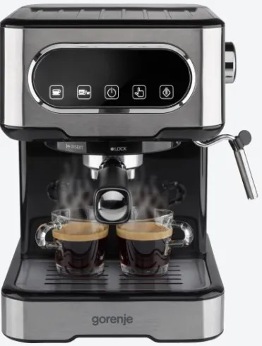 Gorenje Espresso-Maschine ESCM15DBK - Hauslieblinge Gorenje Espresso-Maschine ESCM15DBK
